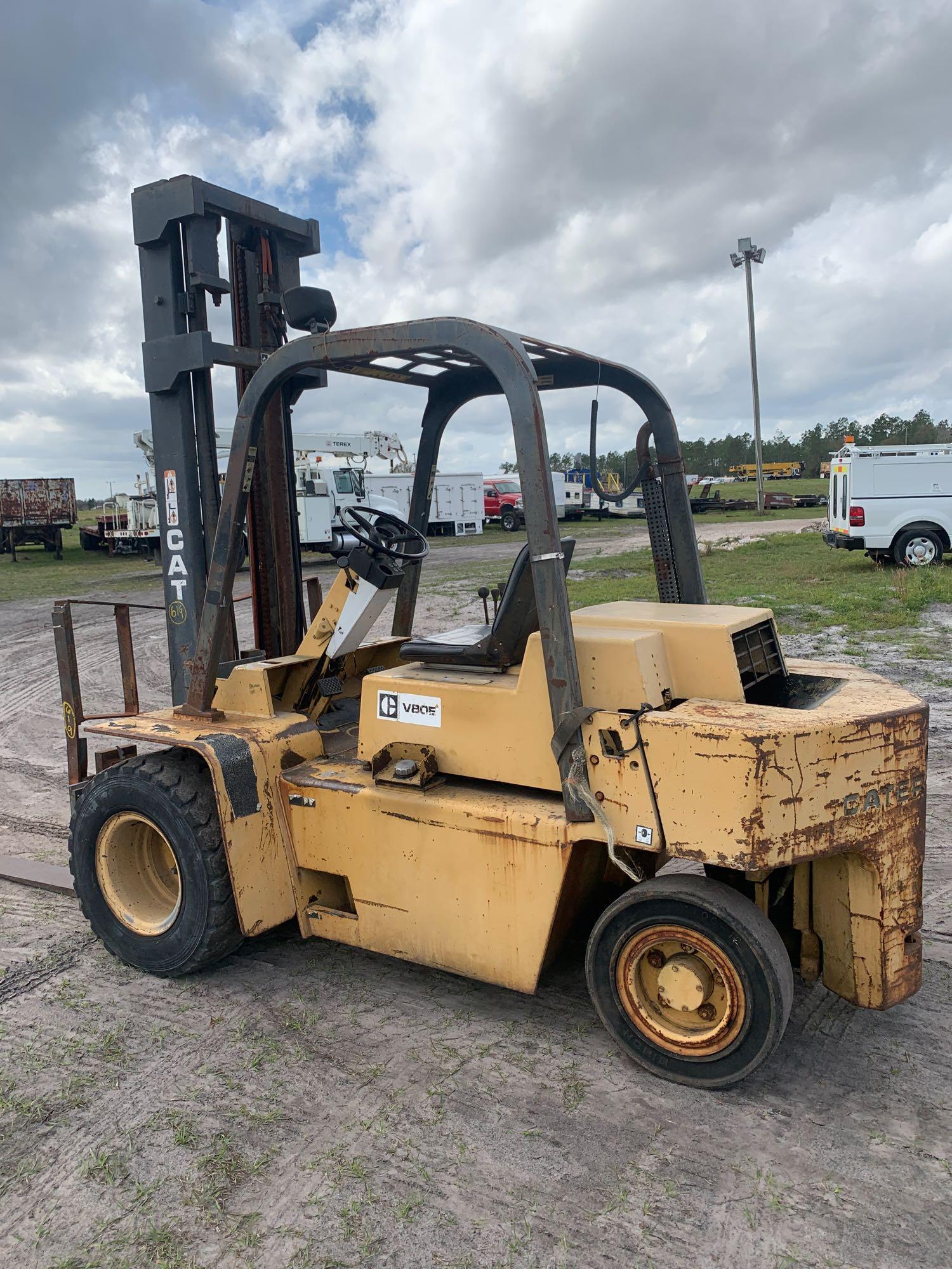 Caterpillar V80E 8,000lb Forklift