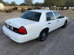 2011 Ford Crown Victoria 4 Door Police Cruiser