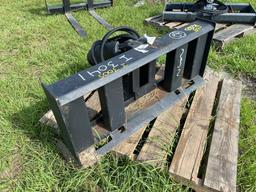 Unused Skid Steer Hydraulic Auger Attachment