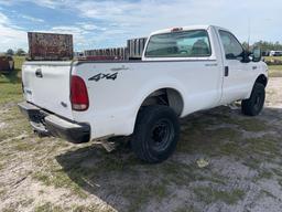 2001 Ford F-250 4X4 Pickup Truck