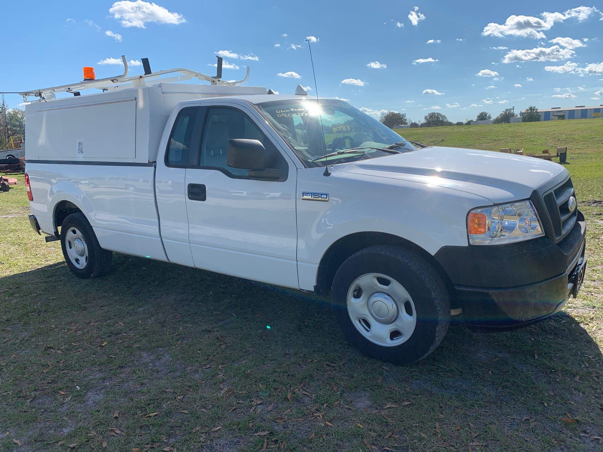 2008 Ford F-150 Enclosed Topper Pickup Truck