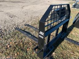 Unused JBX 4000lb Skid Steer Forks and Frame