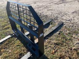 Unused JBX 4000lb Skid Steer Forks and Frame