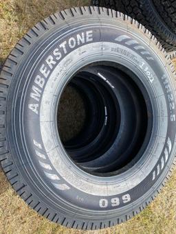 4 Unused 11R22.5 Truck Tractor Drive Tires