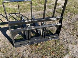 Unused Kivel Skid Steer Step Through 48in 4200lb Forks and Frame