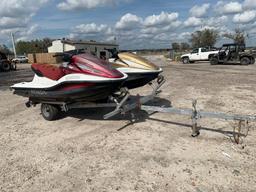 2 Honda Aquatrax F-12X Jet Skis with Trailer