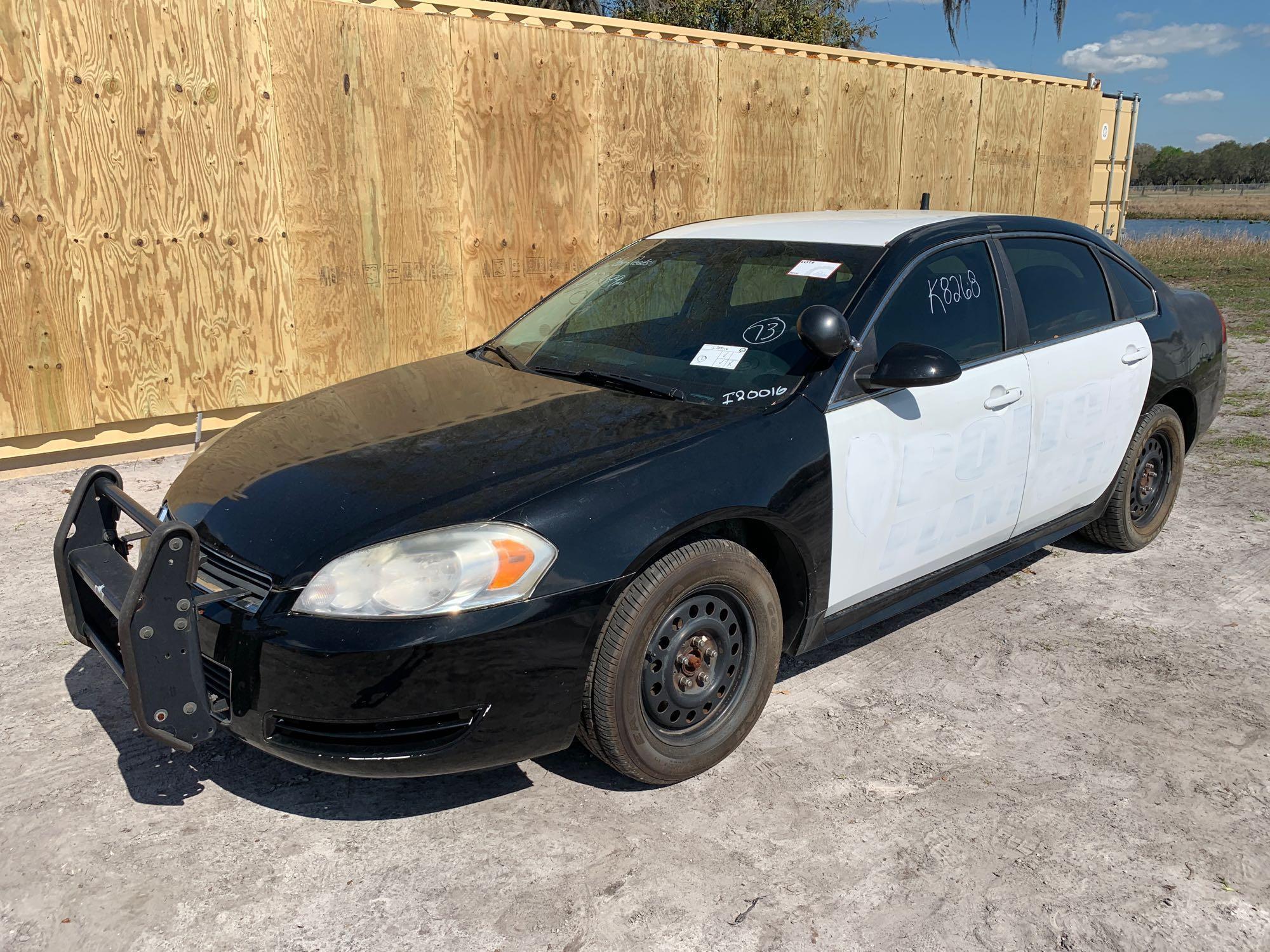 2010 Chevrolet Impala 4 Door Police Cruiser