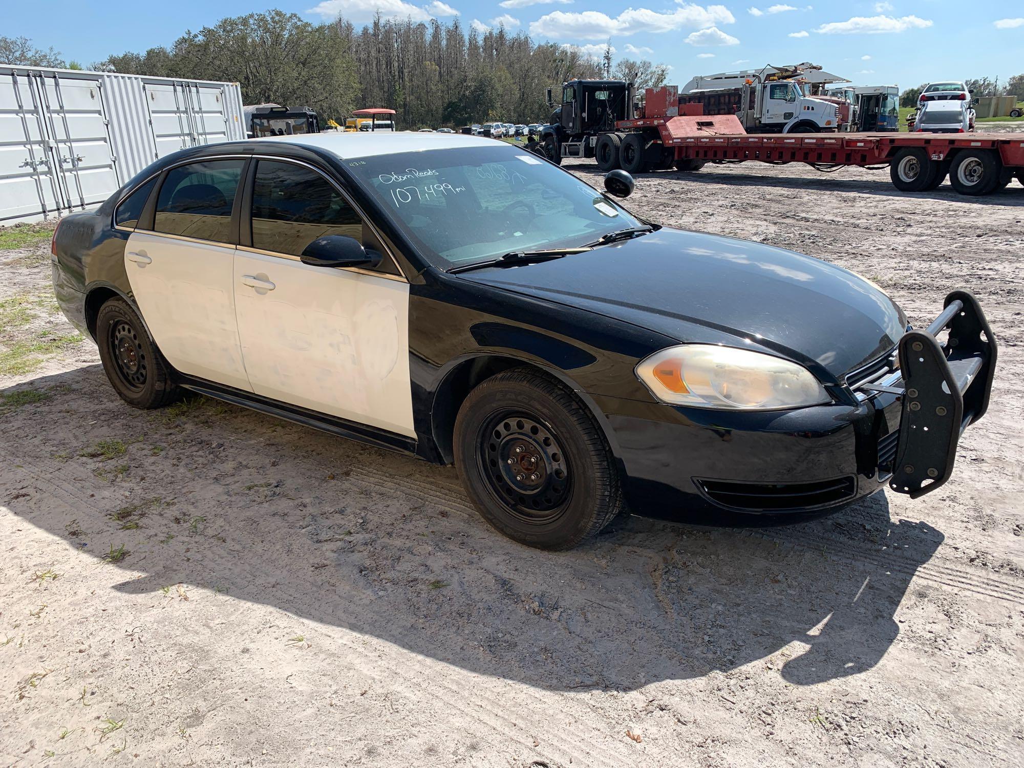 2010 Chevrolet Impala 4 Door Police Cruiser