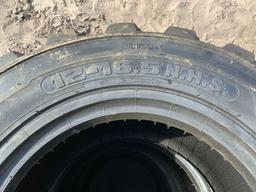 4 Unused 12-16.5 Skid Steer Loader Tires