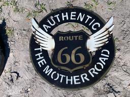 Route 66 Metal Sign