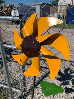Sunflower Metal Yard Decor