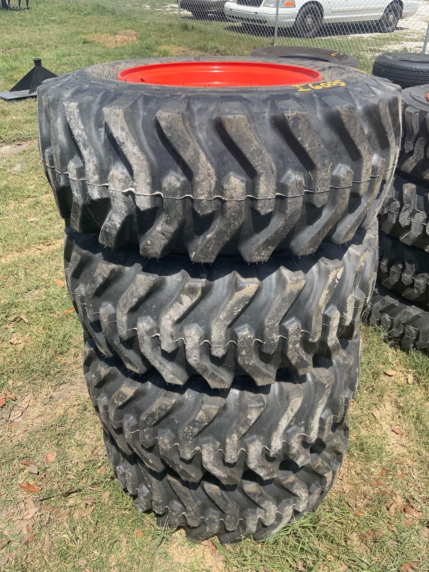 4 Unused 12-16.5 Loader Tires