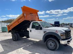 2008 Ford F-550 4x4 Crew Cab Dump Truck