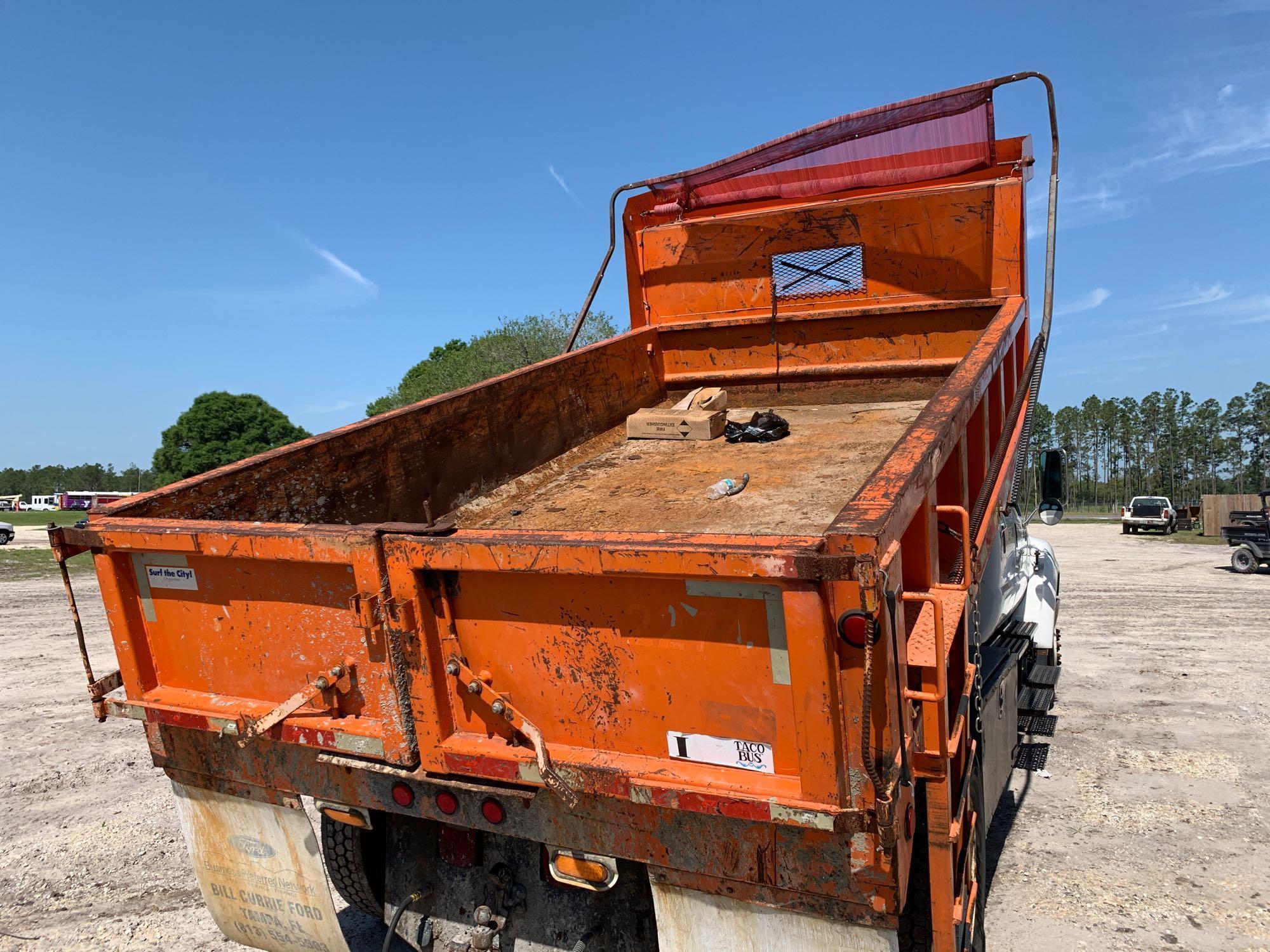 2008 Ford F-750 Crew Cab Dump Truck