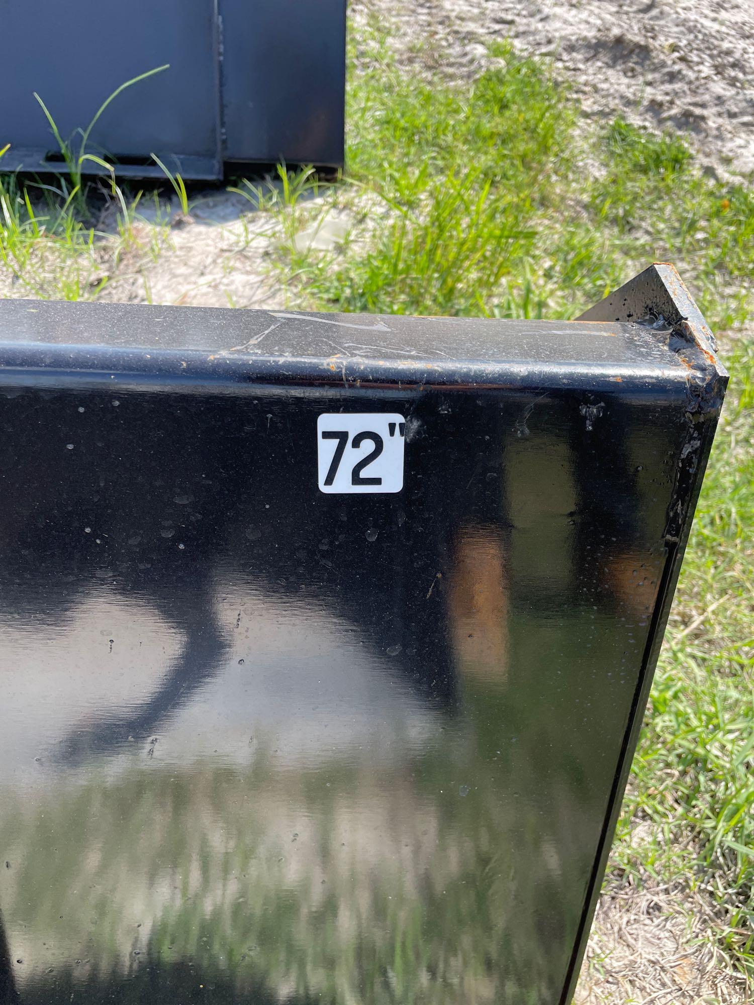 Unused 72in Skid Steer Bucket