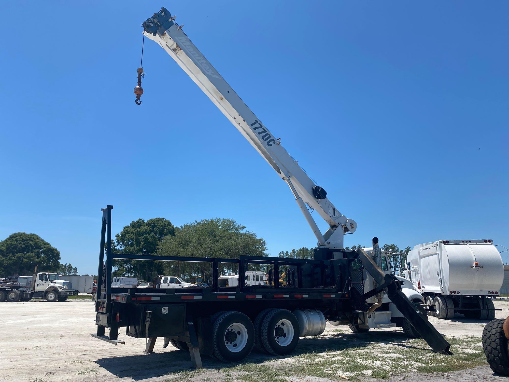 2009 Peterbilt 340 T/A Manitex 17 Ton Boom Truck