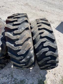 4 Unused 10-16.5 Equipment Tires and Wheels