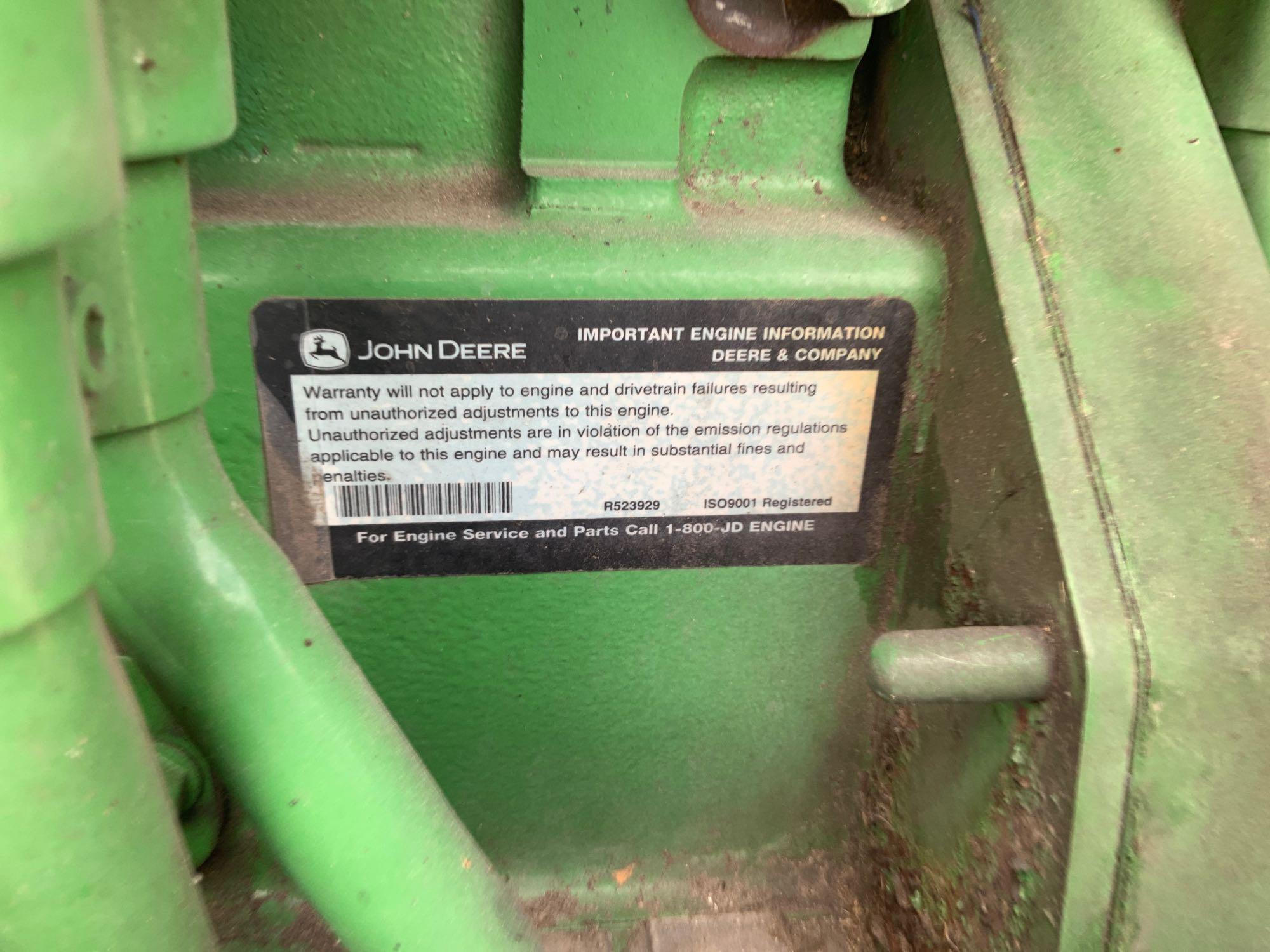 2010 John Deere 6430 4x4 Tractor