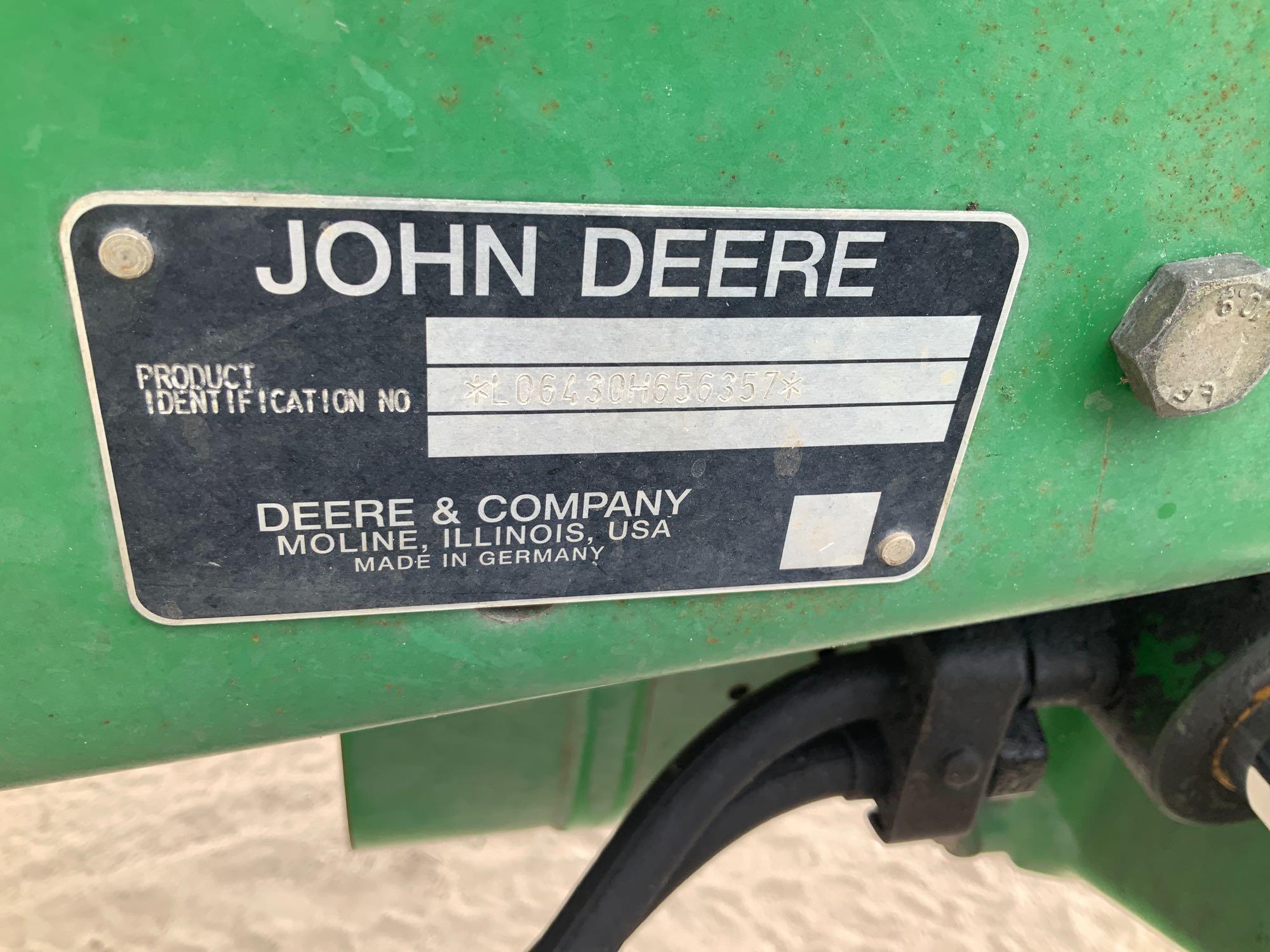 2010 John Deere 6430 4x4 Tractor