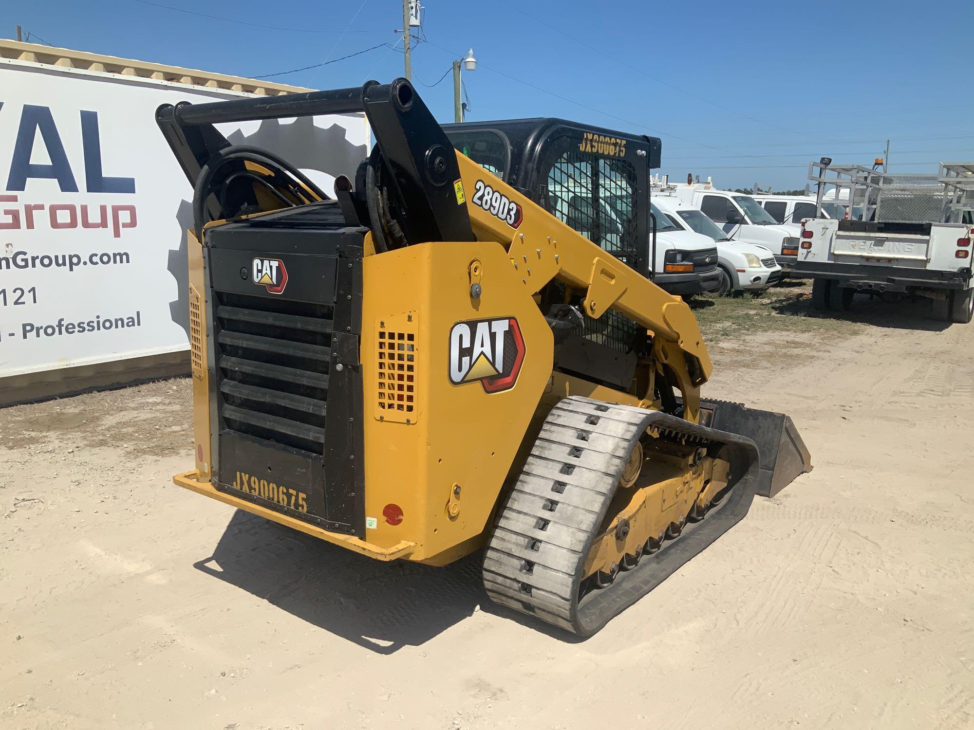 2019 Cat 289D3 Forestry Package Skid Steer Track Loader