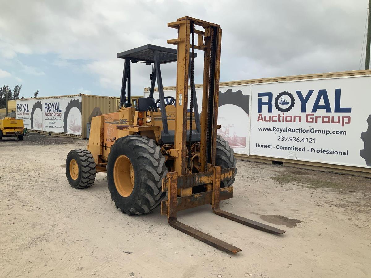 Case 586E Rough Terrain 4x4 Forklift