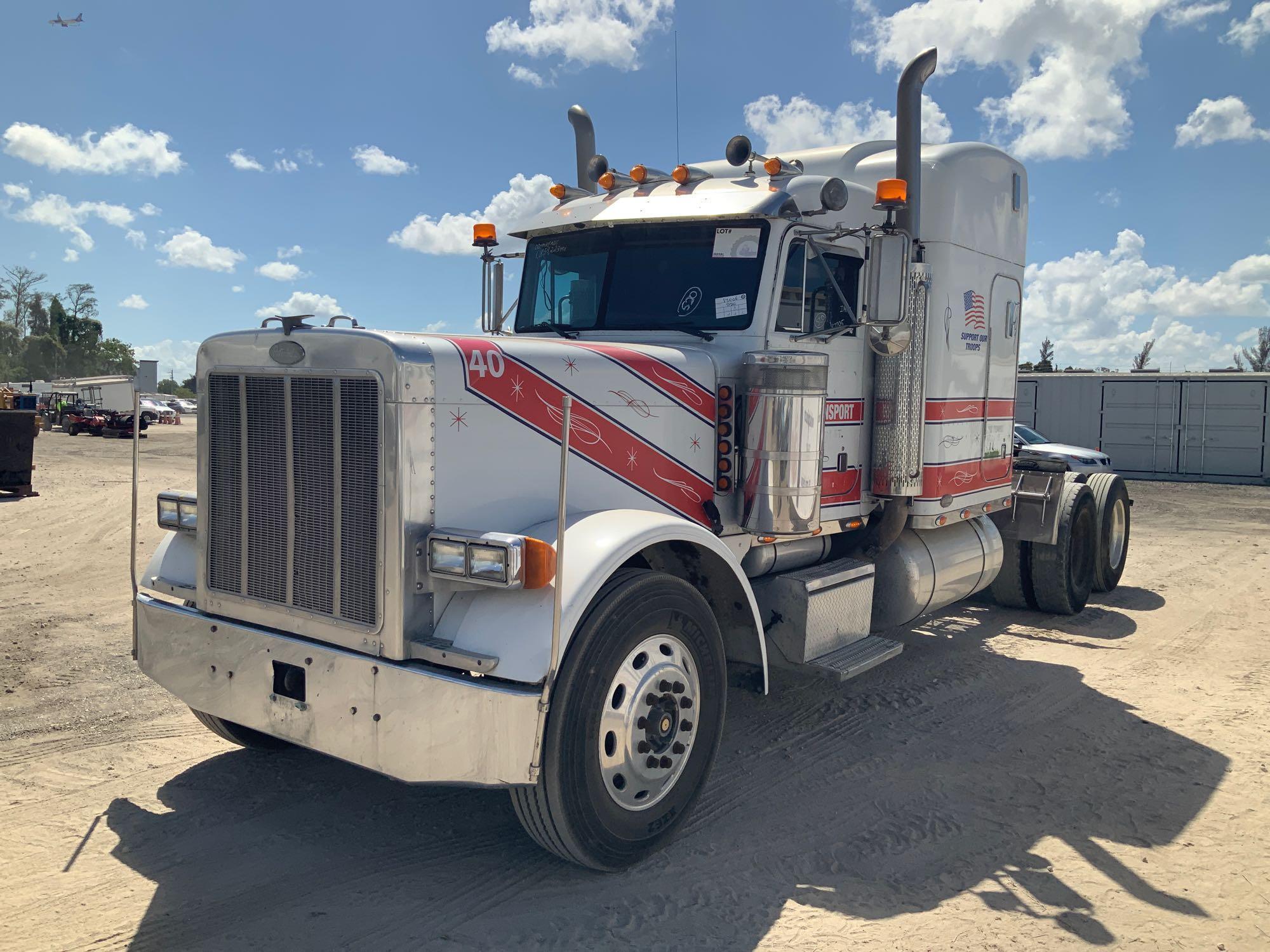 1998 Peterbilt 379 Wet Line T/A Sleeper Truck Tractor