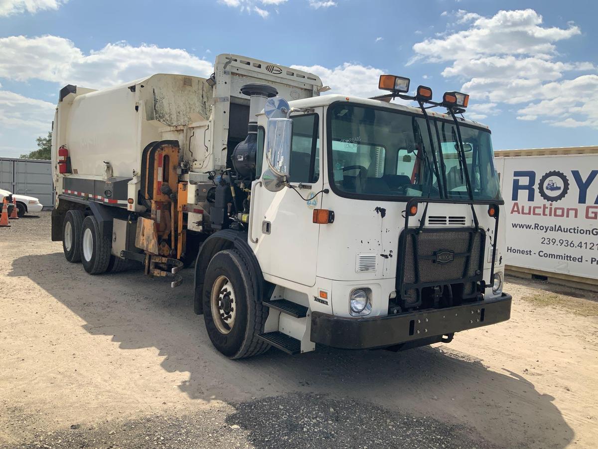 2014 Autocar Xpeditor Side Loader T/A Garbage Truck