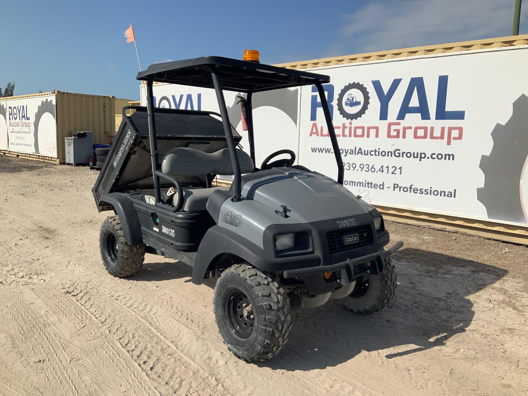 2018 Clubcar Carryall 1500 4x4 Diesel Dump Cart