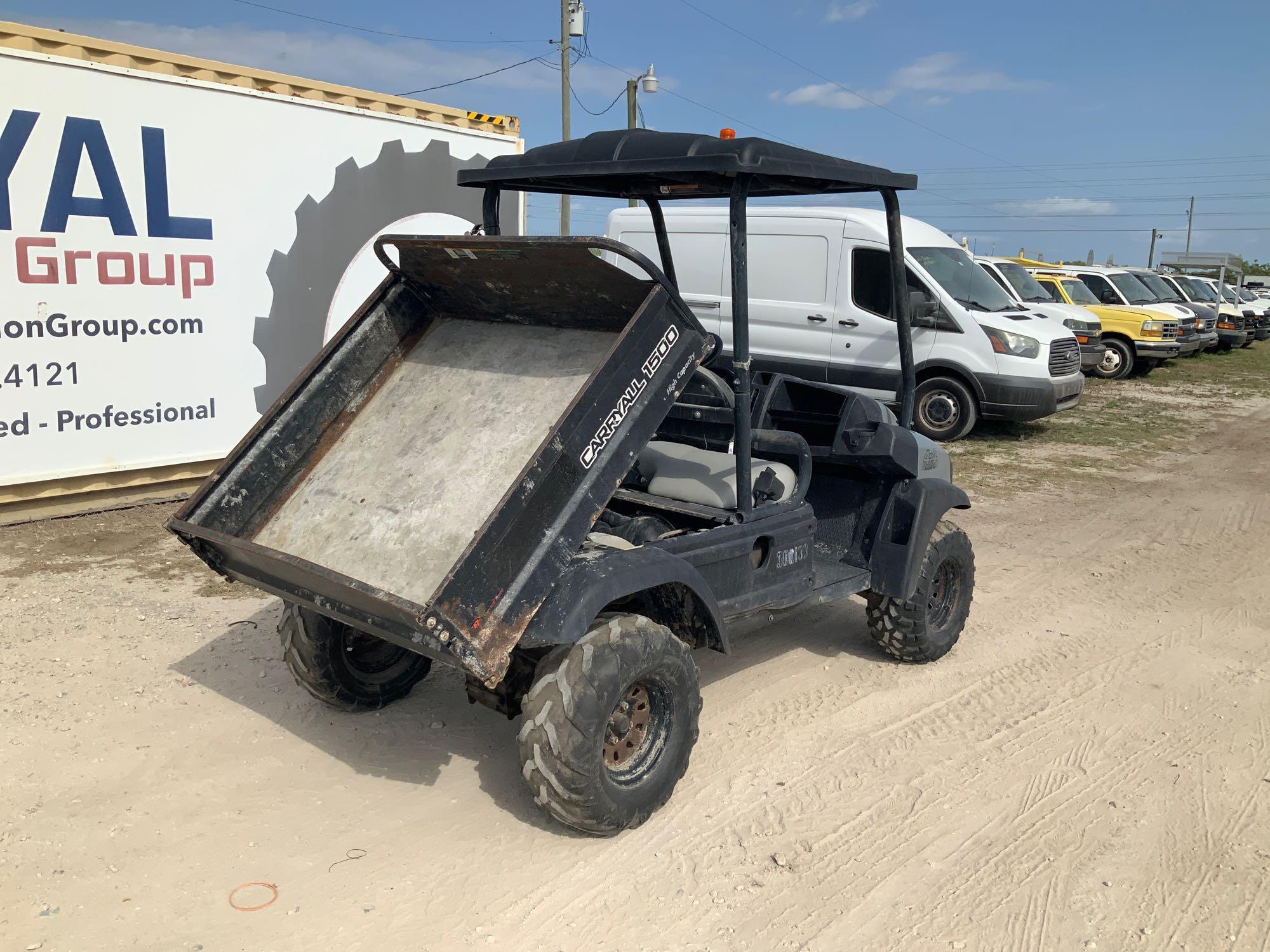 2018 Clubcar Carryall 1500 4x4 Diesel Dump Cart