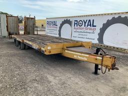 1996 Eager Beaver 25x8.5FT Hydraulic Ramps Equipment Trailer