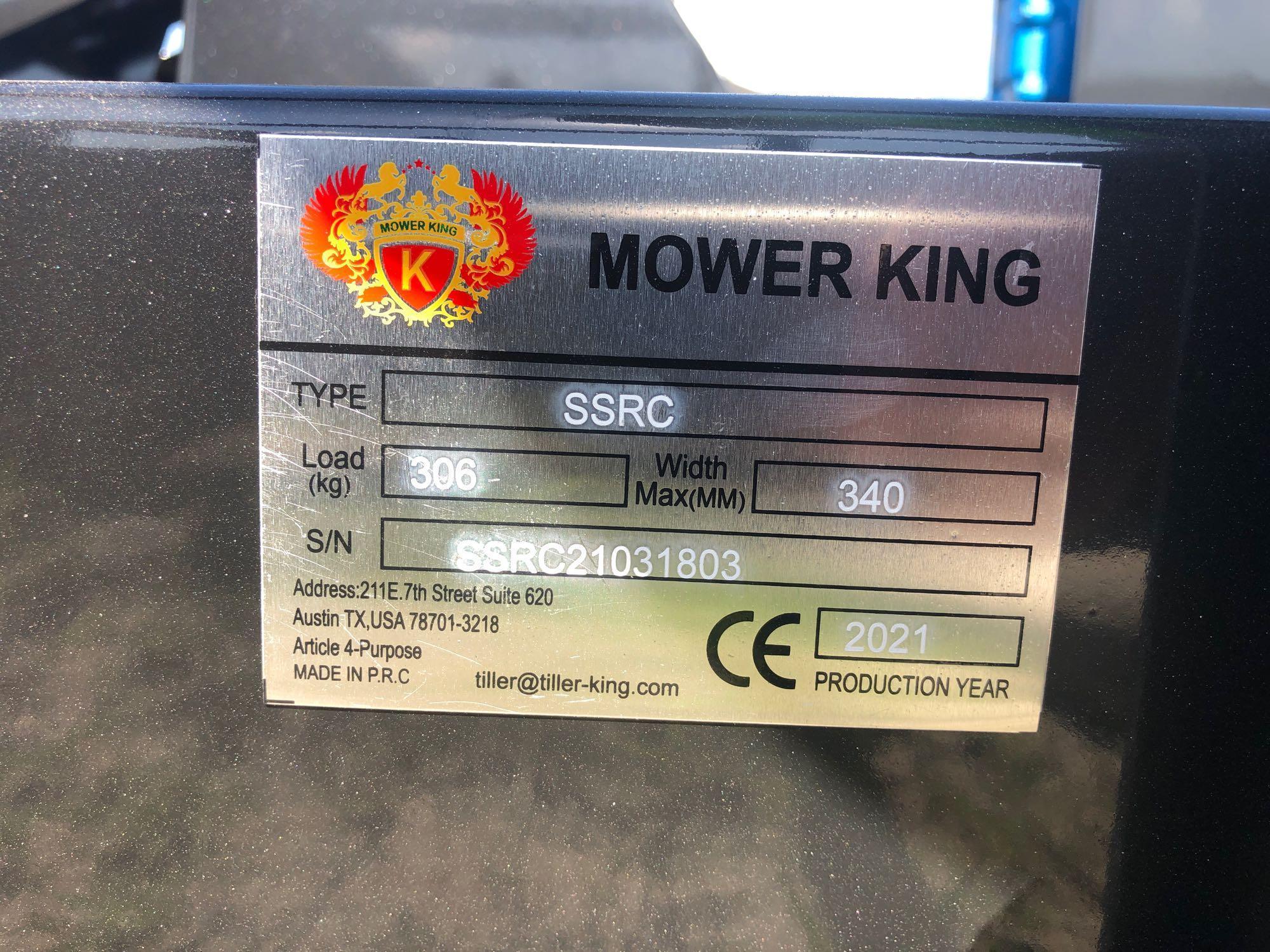 Unused 2021 Mower King Skid Steer Brushcutter