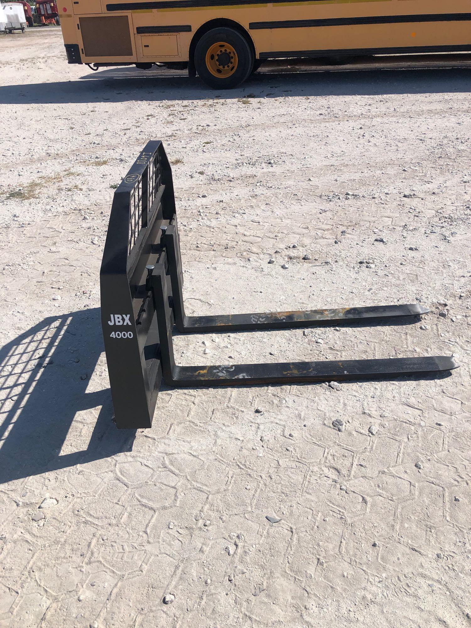 Unused JBX 4000 48in Skid Steer Forks