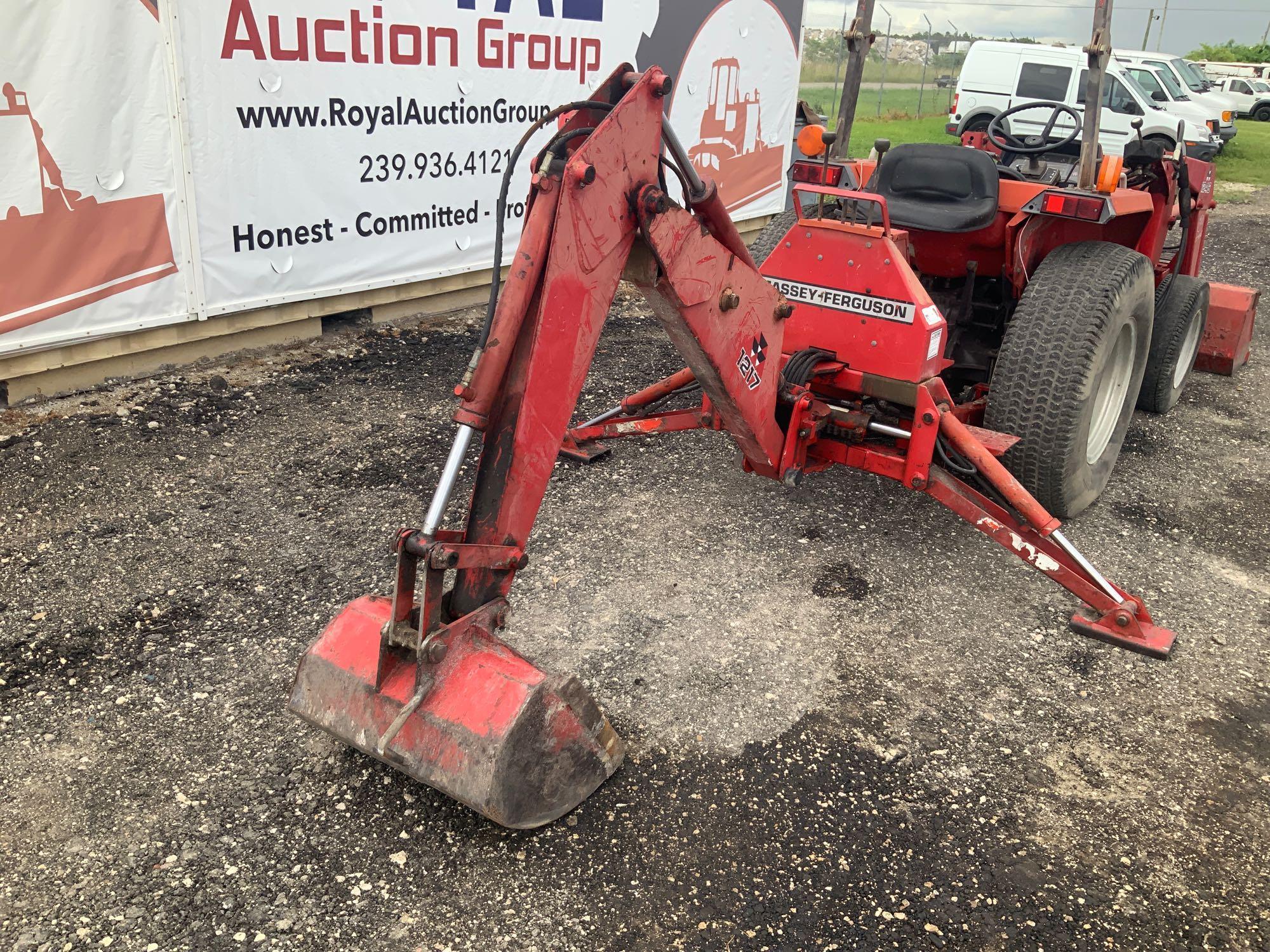 Massey Ferguson MF1250 4WD Loader Backhoe Tractor