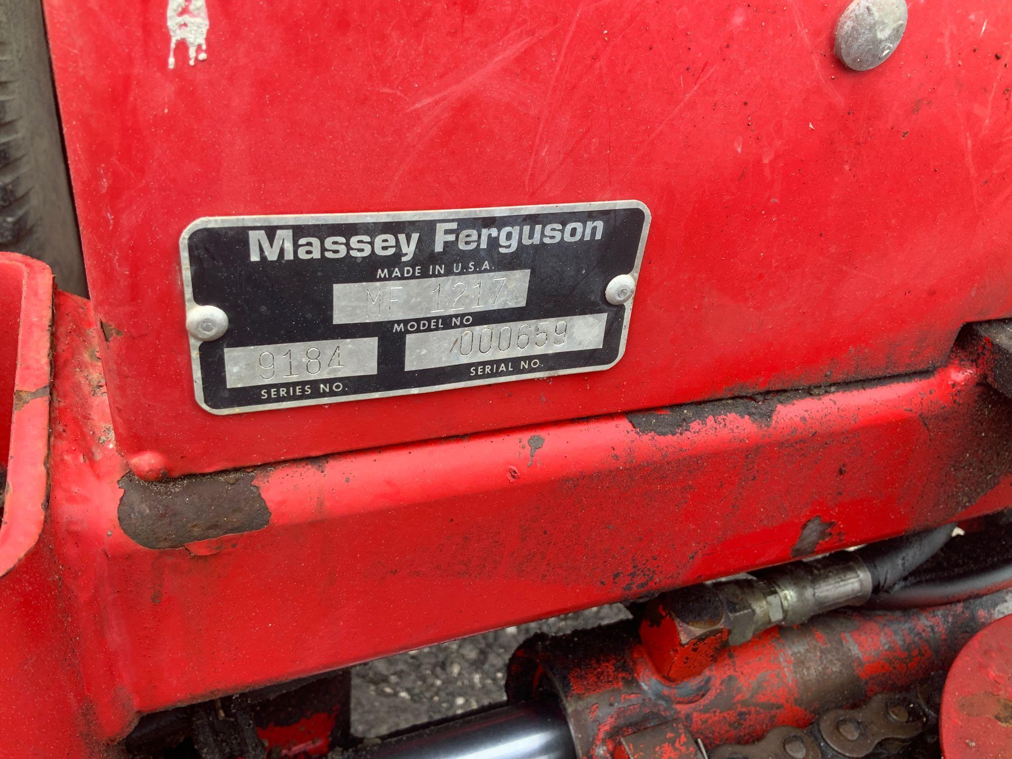 Massey Ferguson MF1250 4WD Loader Backhoe Tractor
