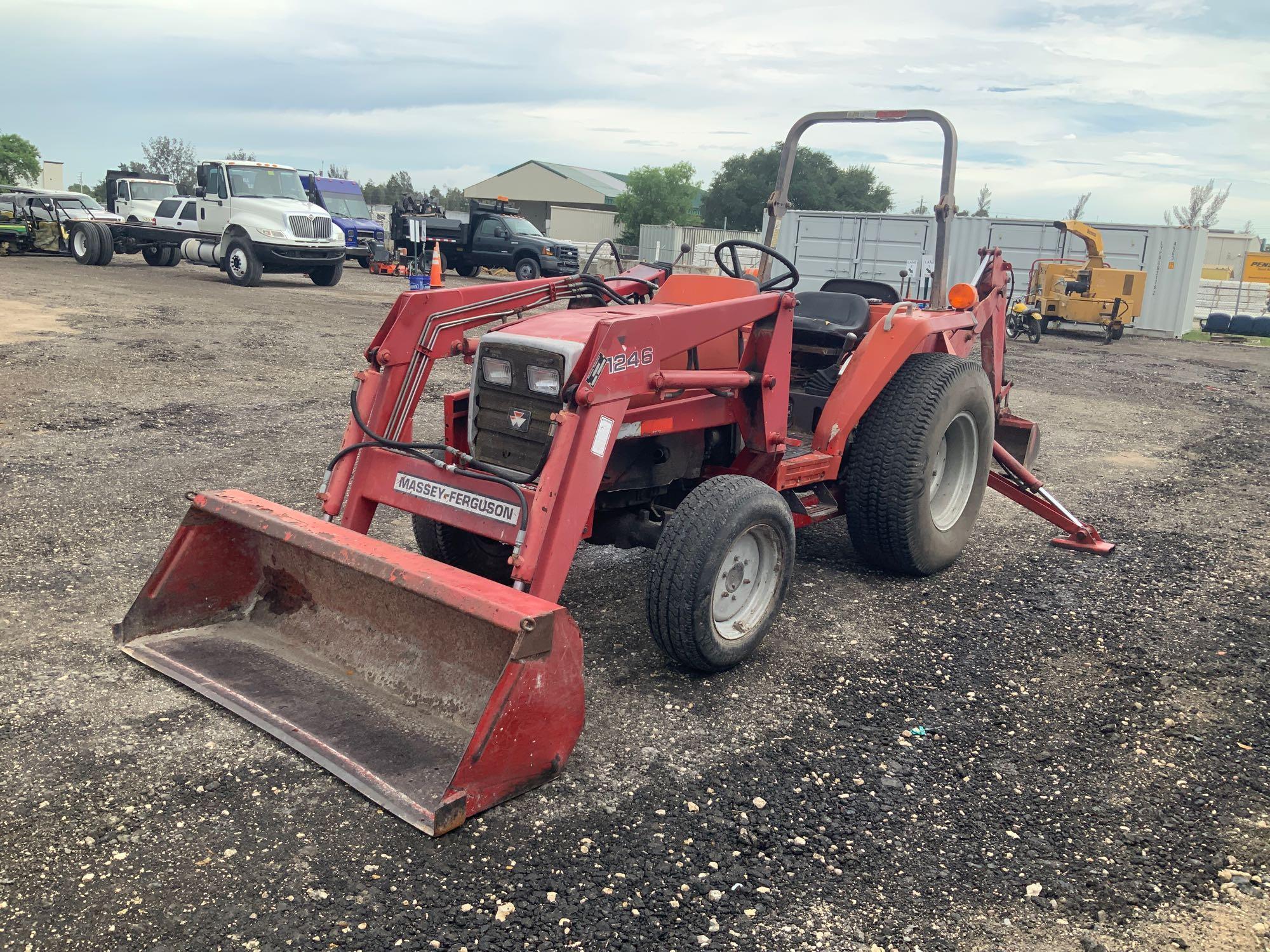 Massey Ferguson MF1250 4WD Loader Backhoe Tractor