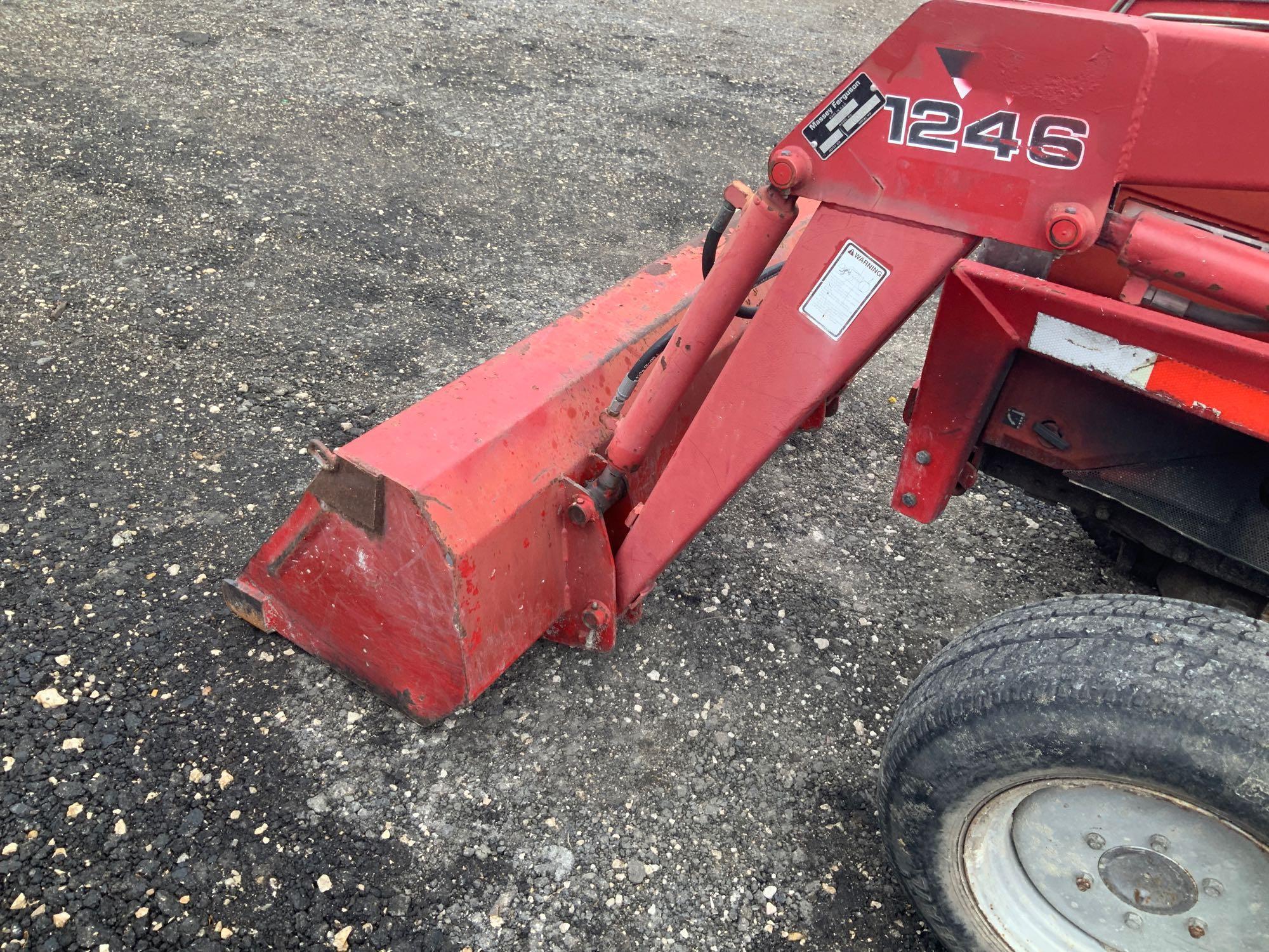 Massey Ferguson MF1250 4WD Loader Backhoe Tractor