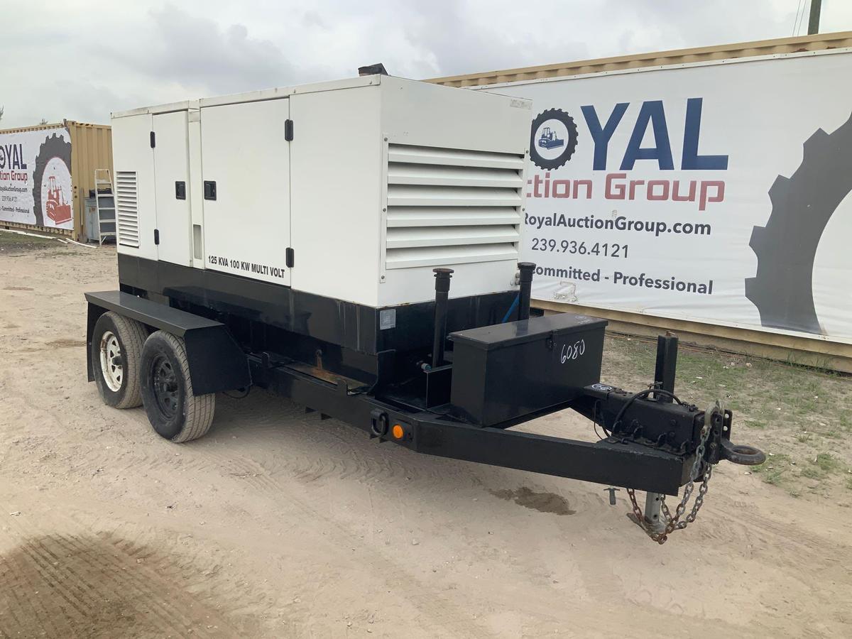 2006 Atlas Copco QAS 108JD 100KW Towable Generator