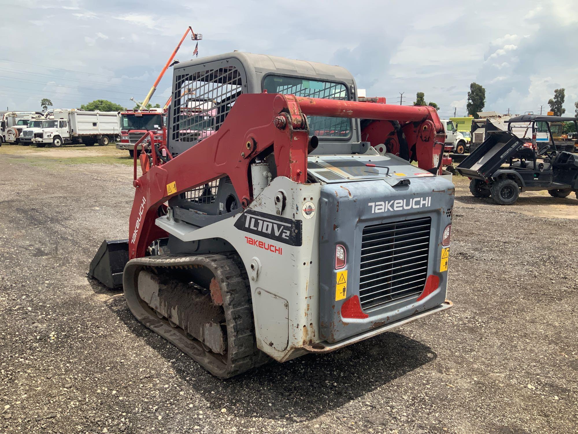 2018 Takeuchi TL10V-2 Compact Track Loader Skid Steer