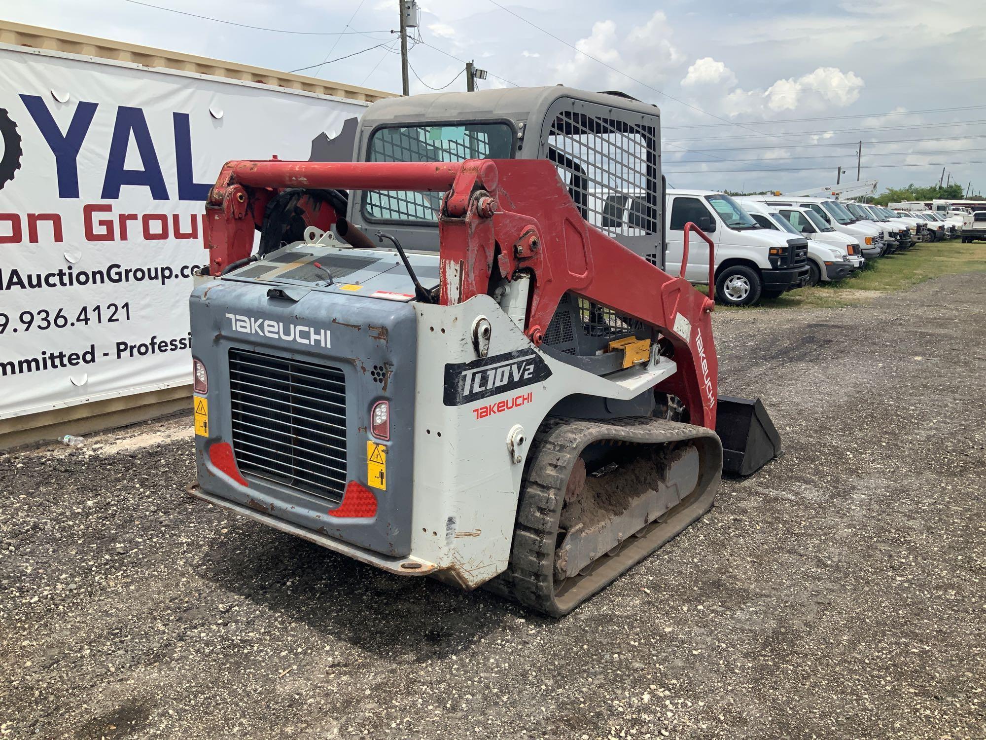 2018 Takeuchi TL10V-2 Compact Track Loader Skid Steer