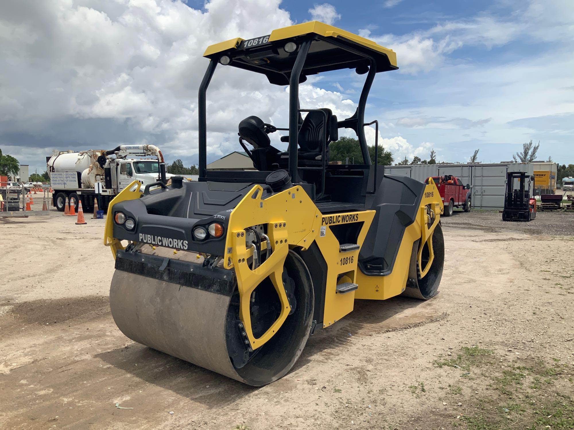 2018 Bomag BW141 AD-5 Tandem Drum Vibratory Roller