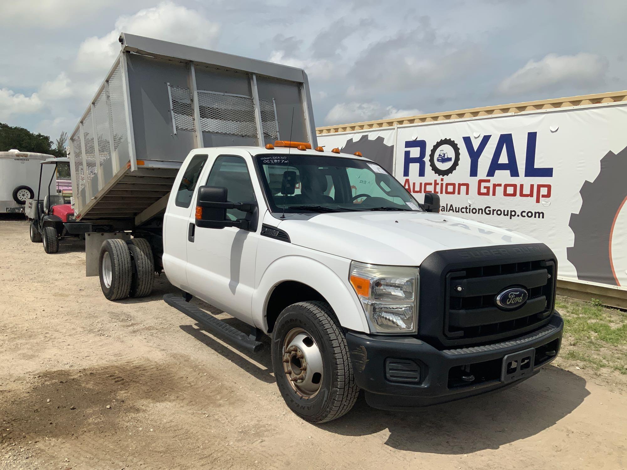 2012 Ford F-350 Extended Cab Landscape Dump Truck