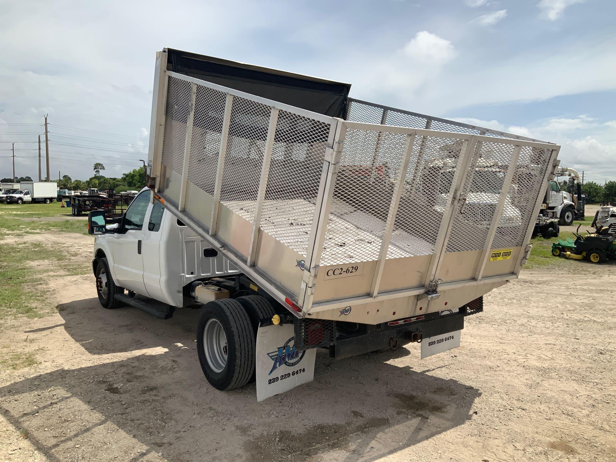 2012 Ford F-350 Extended Cab Landscape Dump Truck