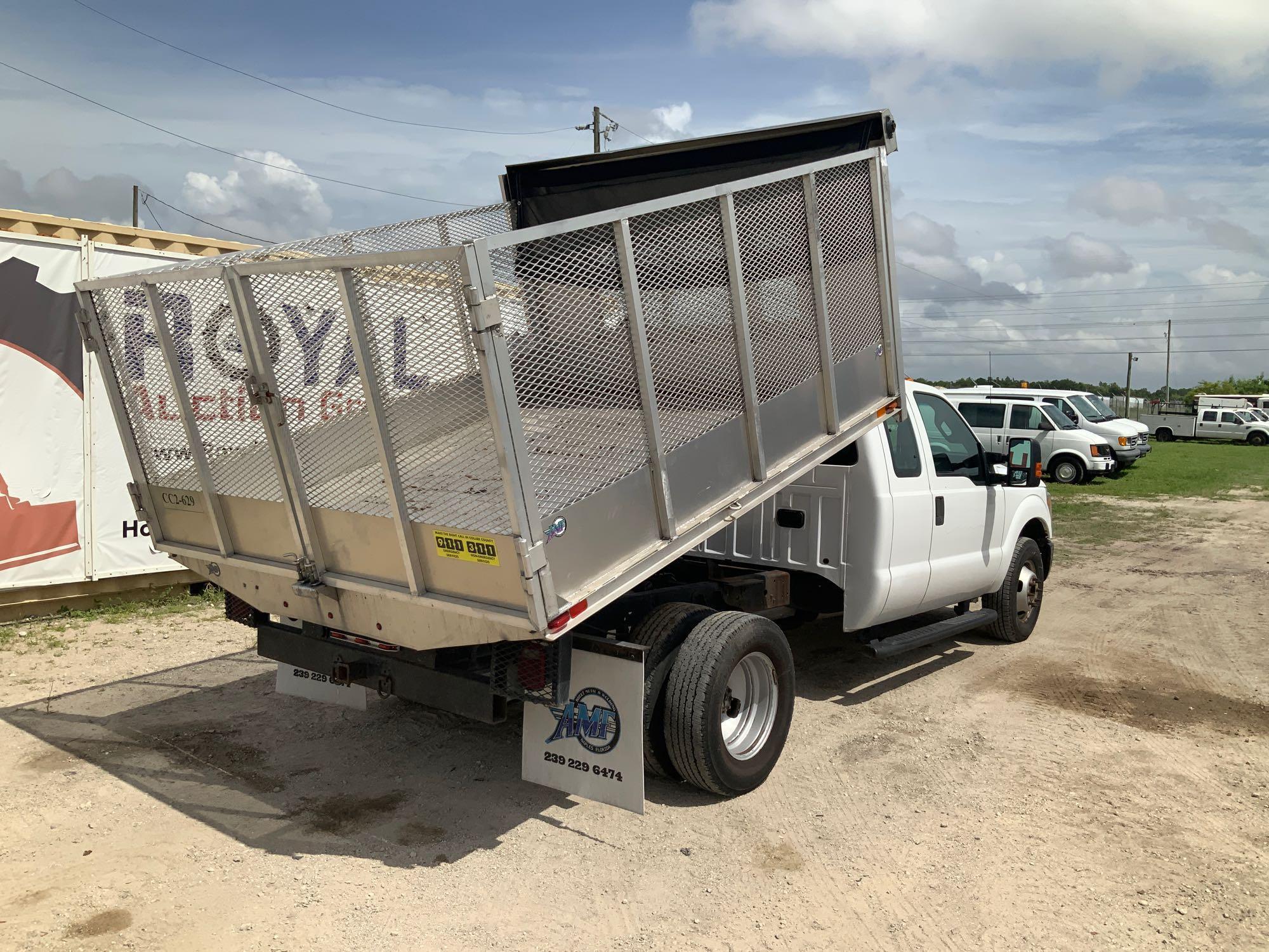 2012 Ford F-350 Extended Cab Landscape Dump Truck