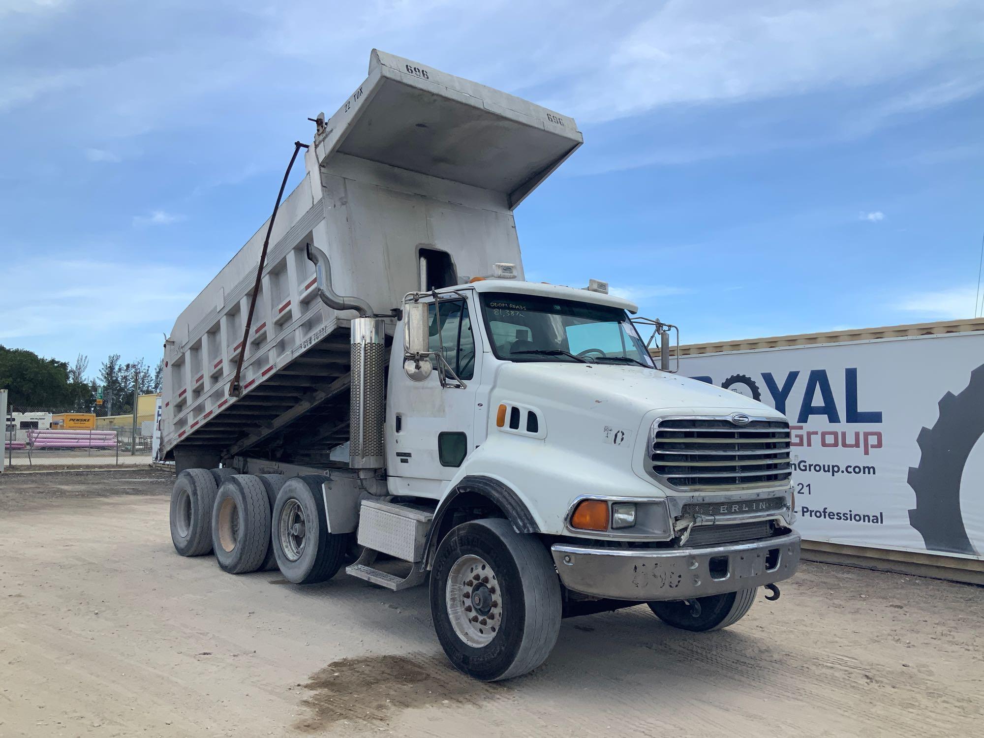 2007 Sterling L9500 Tri-Axle Dump Truck