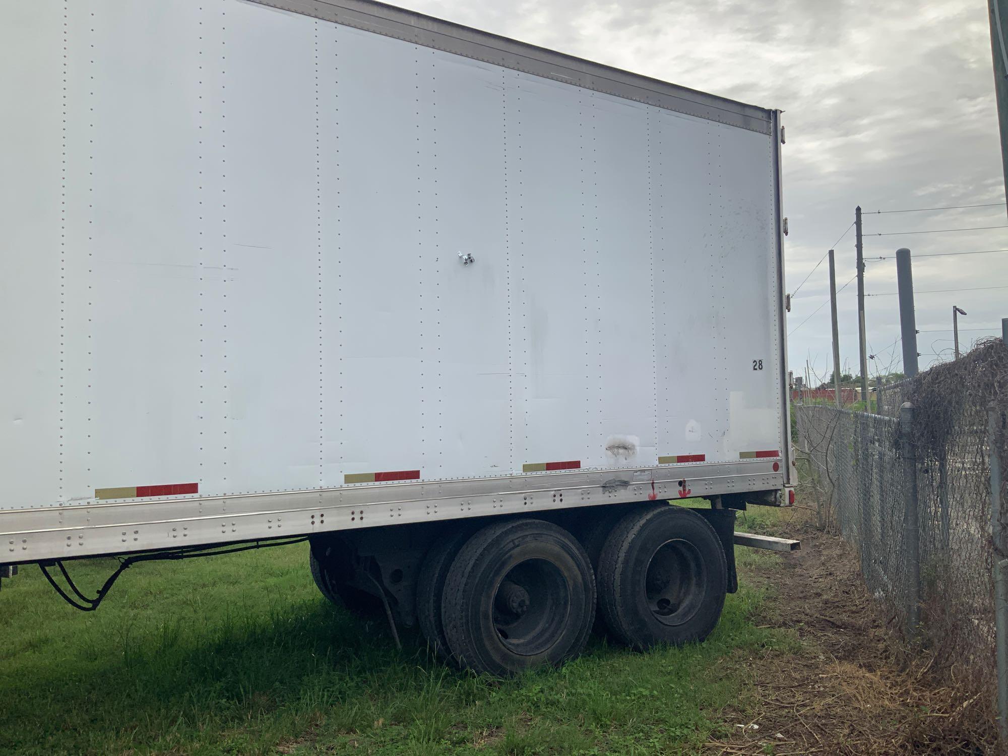 1987 Fruehauf 48ft Dry Van Trailer