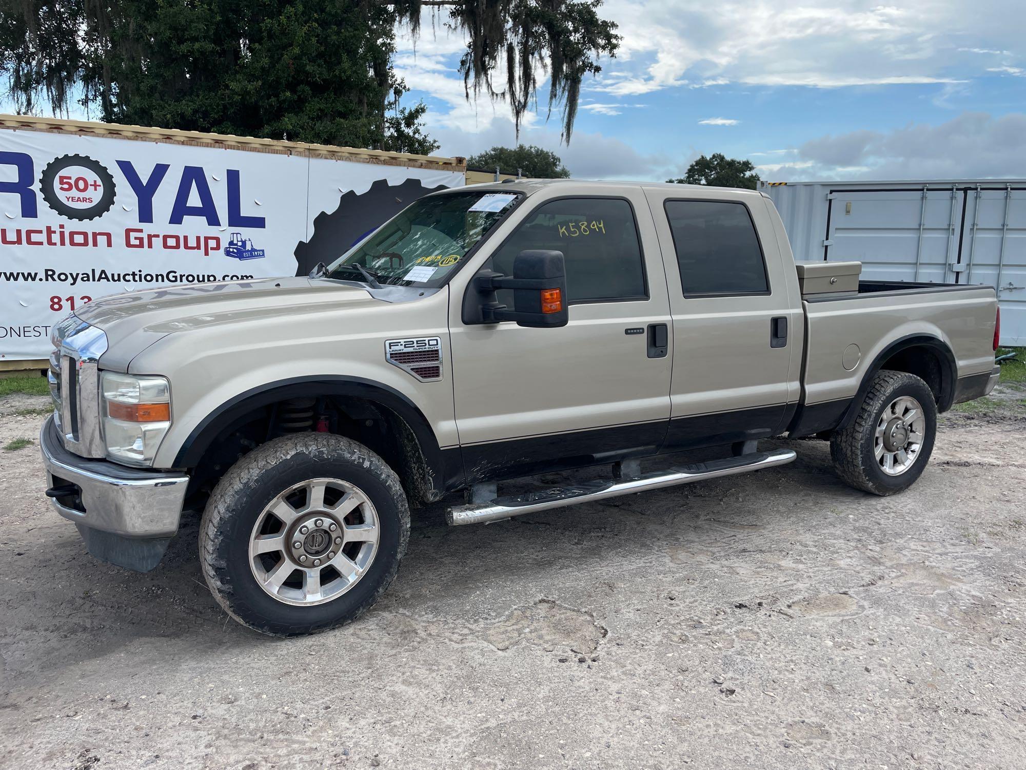 2009 Ford F-250 Lariat 4x4 Crew Cab Pickup Truck