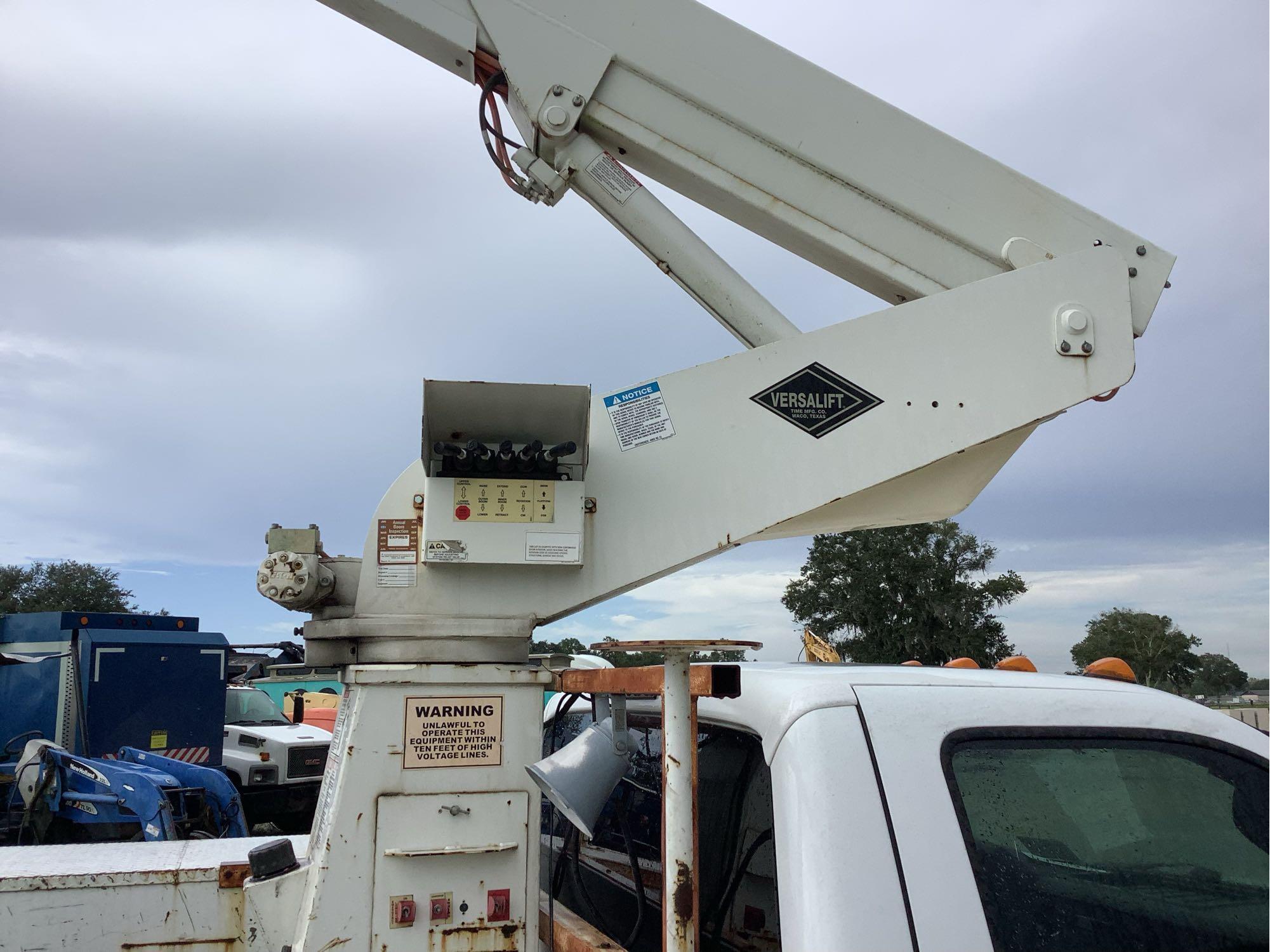 2008 Ford F-550 Crane Service Bucket Truck