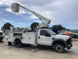 2008 Ford F-550 Crane Service Bucket Truck