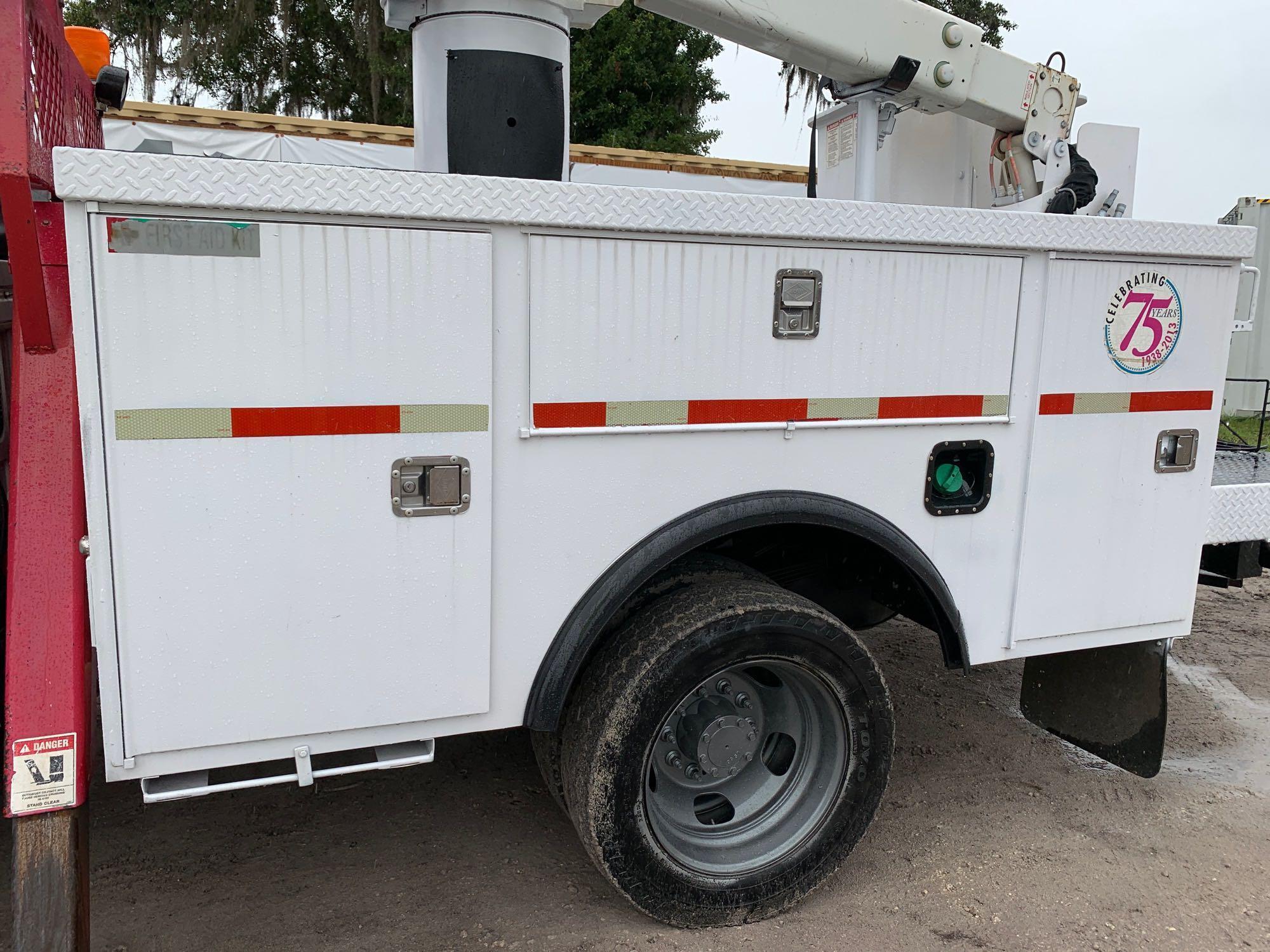 2012 Ram 5500 4x4 Over Center Bucket Truck