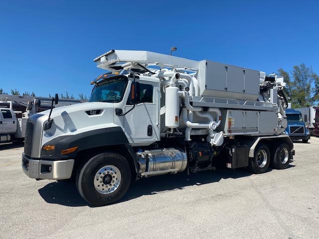 2016 Caterpillar CT660 Bucher Recycler 315 Combo Vacuum Jetter Recycling Truck